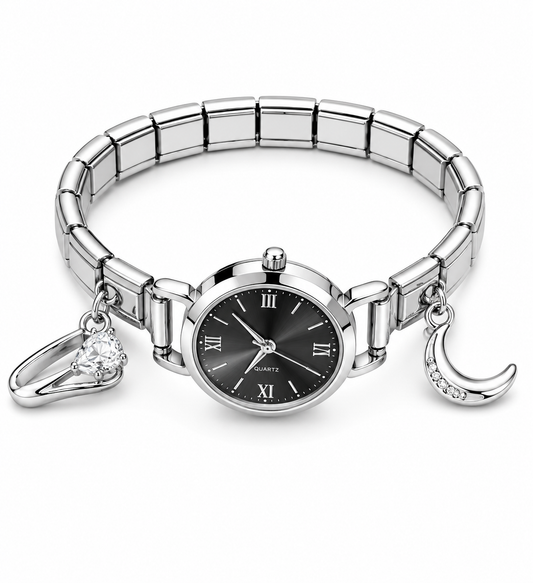 Ρολόι Italian set charms silver