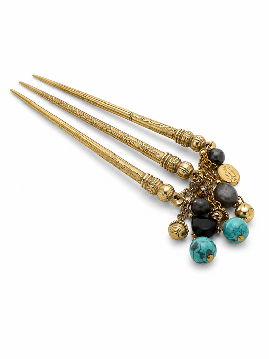 Hair pin gold