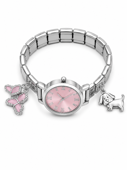 Ρολόι Italian set charms silver