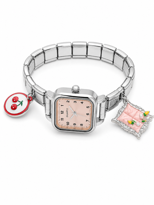 Ρολόι Italian set charms silver