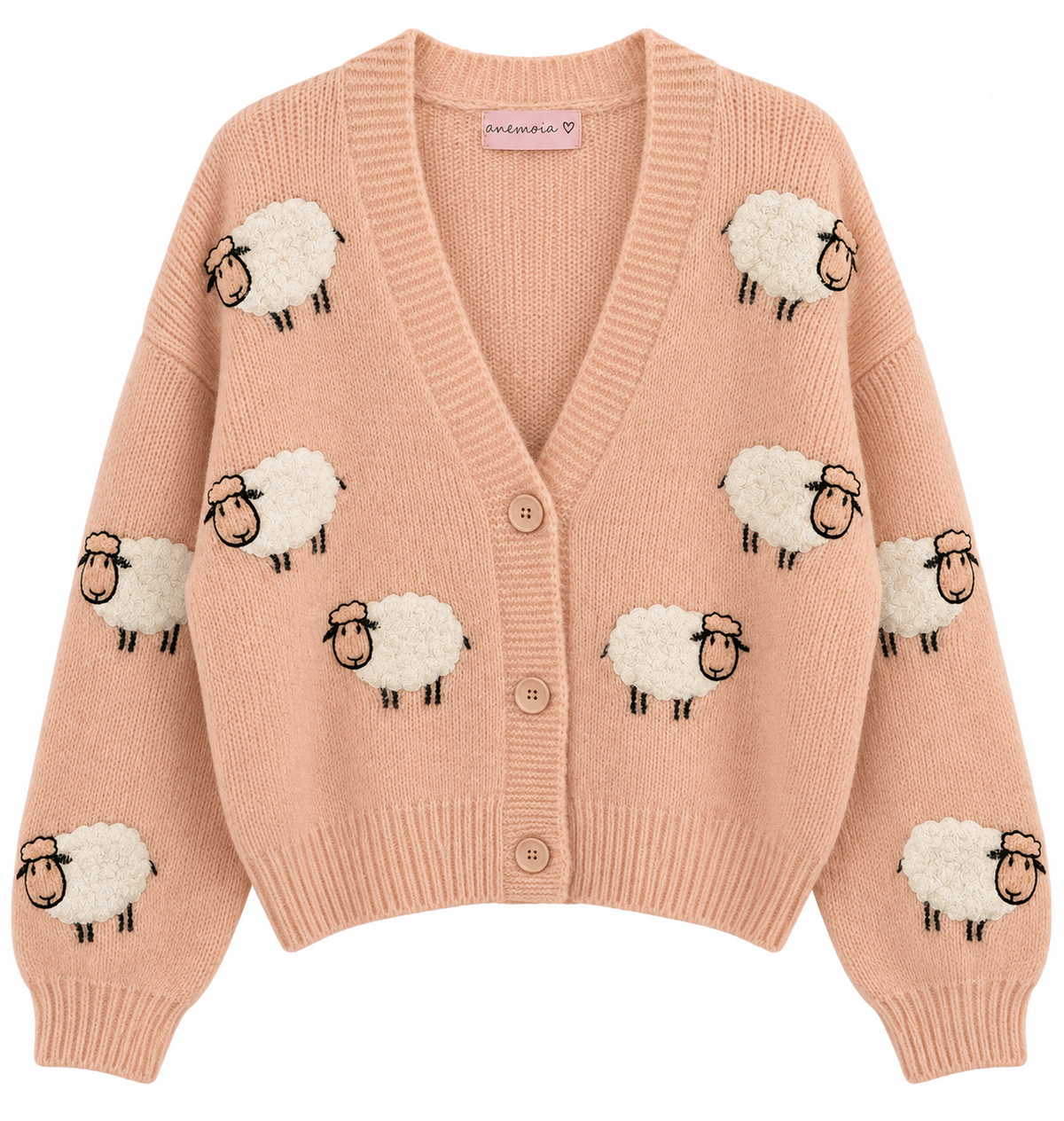 Sheep cardigan ροζ