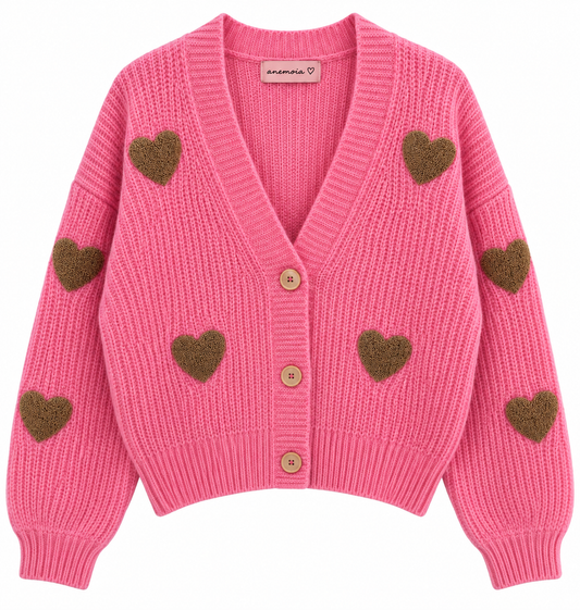 Heart cardigan