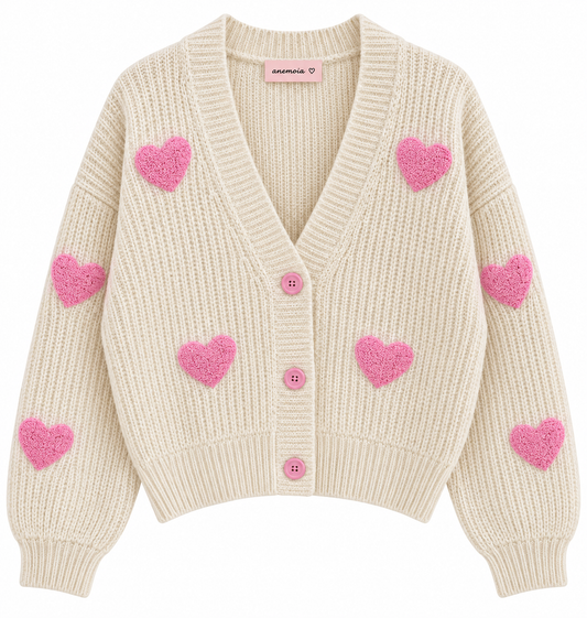 Heart cardigan